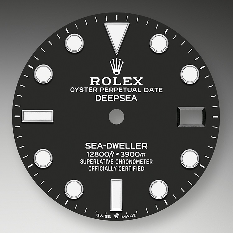 Esfera negra Rolex Deepsea en Joyería Grau