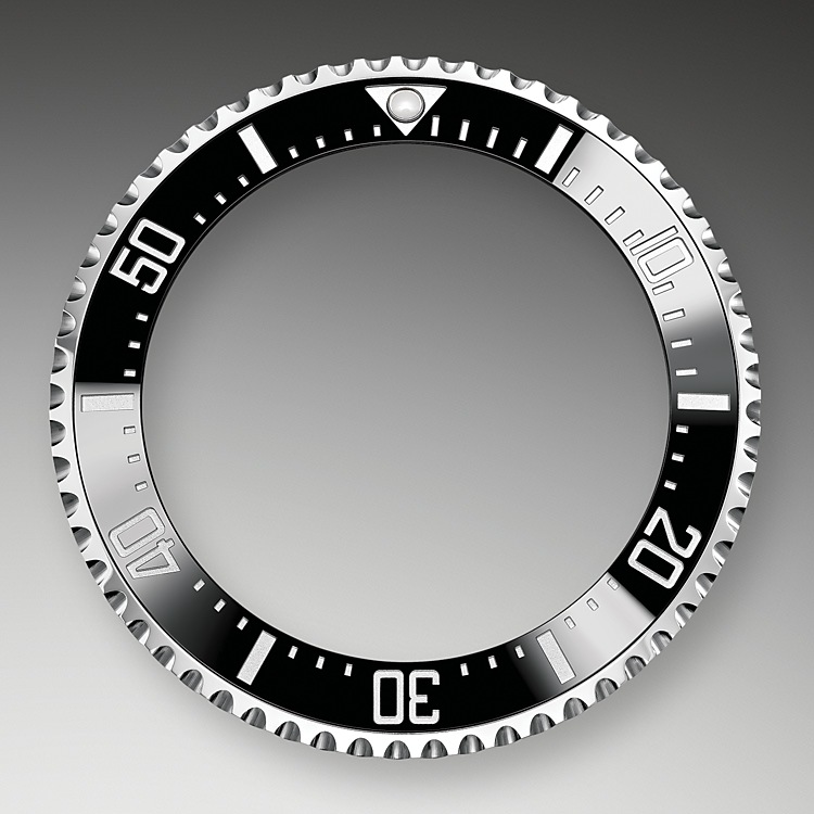Bisel cerámica y visualización luminiscente Reloj Rolex Sea-Dweller Negro en Joyería Grau