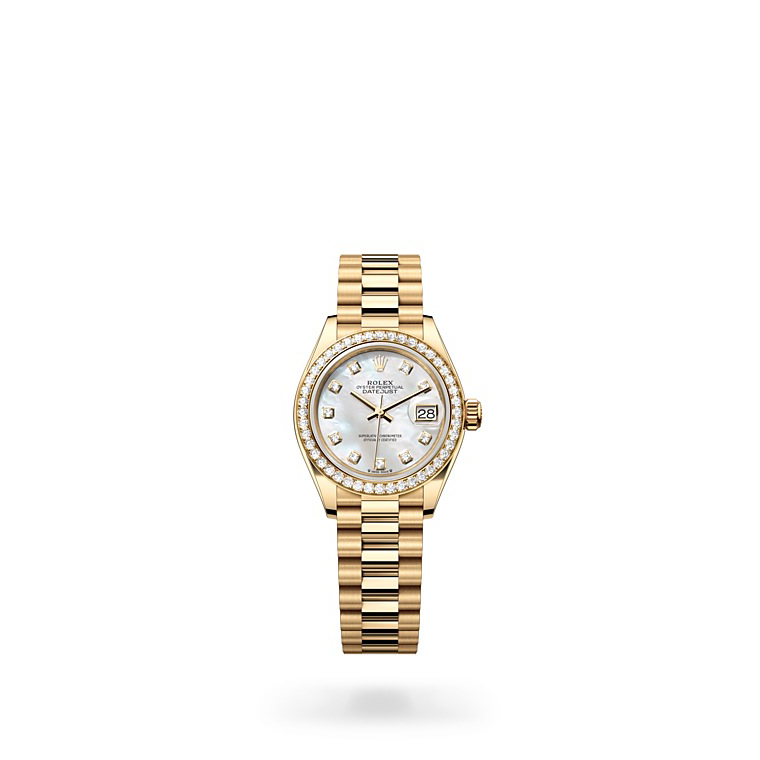 Rolex Lady-Datejust oro amarillo y diamantes en Joyería Grau